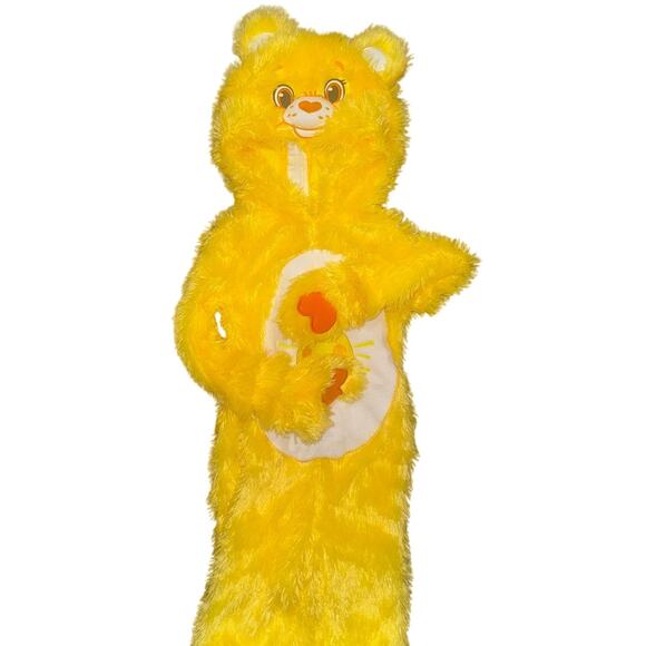 Care Bears Funshine Bear Costume 2T Toddler Halloween Plush Outfit Yellow VGUC - Picture 4 of 16